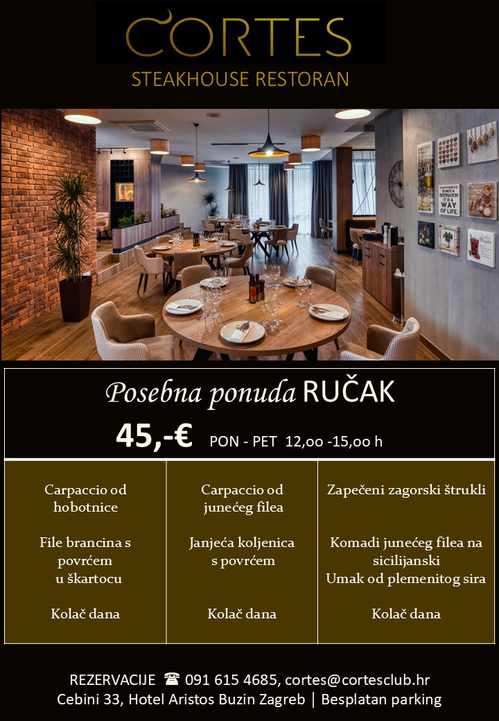 Ručak u Cortes Clubu - PONUDE